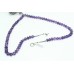Handcrafted Necklace 925 Sterling Silver Pendant Natural Purple Amethyst Stone